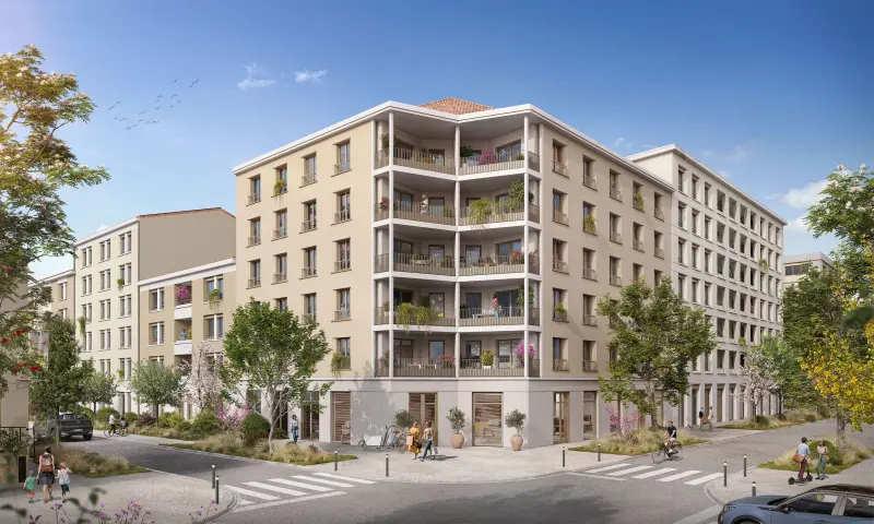 Vue du programme à Oullins