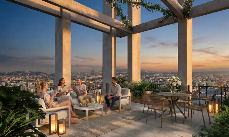 Vue du programme à Lyon 8e