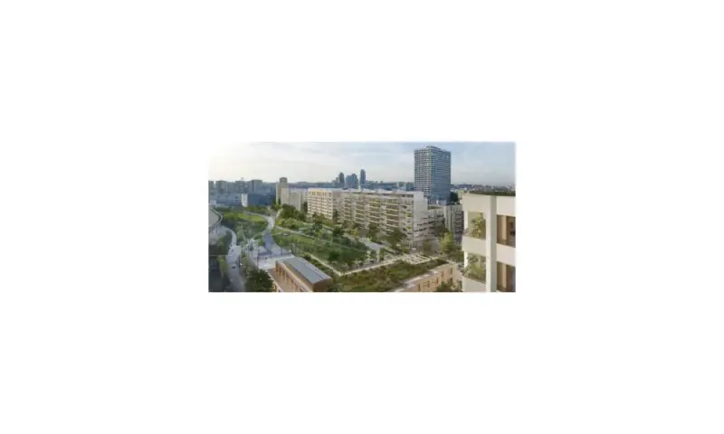 Vue du programme à Paris 18
