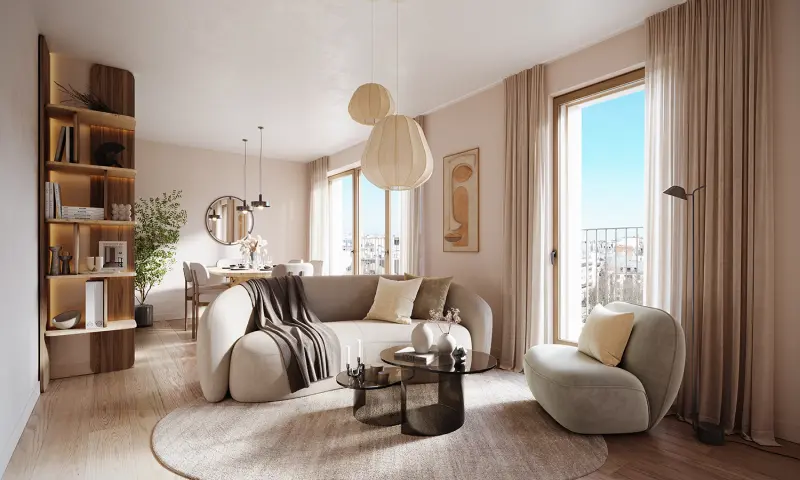 Vue du programme à Paris 20
