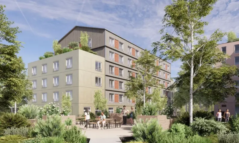 Vue du programme à Villeneuve D'ascq
