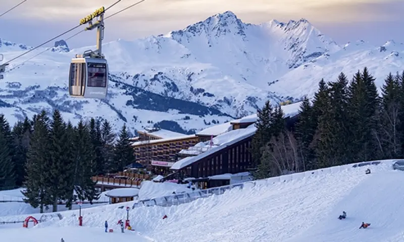 Vue du programme à Les Arcs