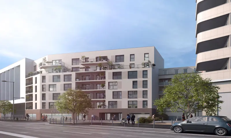 Vue du programme à Villejuif