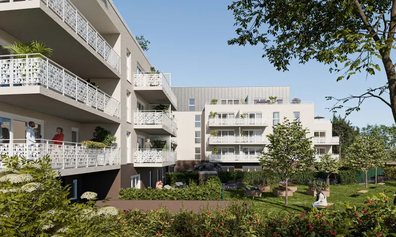 Vue du programme à Thorigne Fouillard