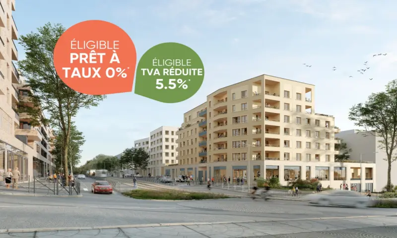 Vue du programme à Clichy Sous Bois
