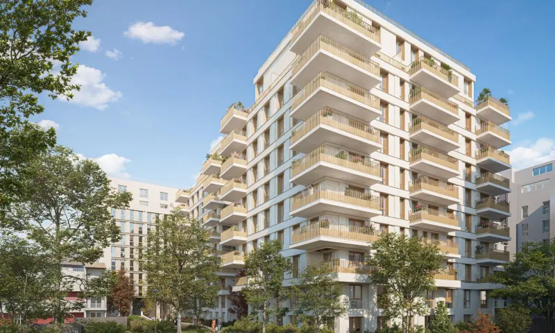 Vue du programme à Courbevoie