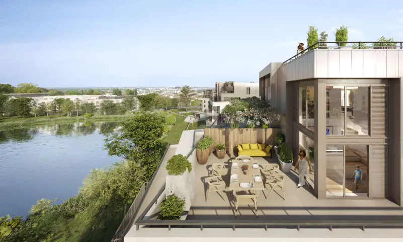 Vue du programme à Rueil Malmaison