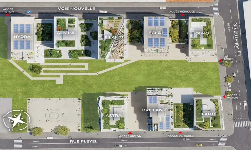 Vue du programme à Saint Denis