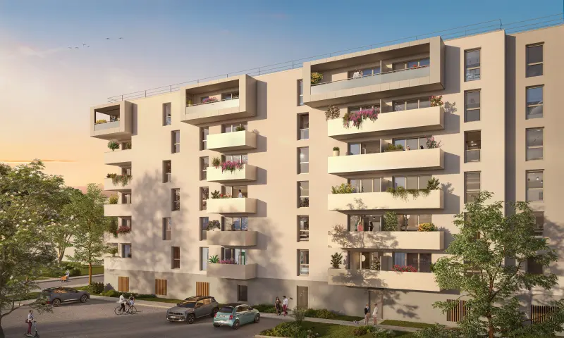 Vue du programme à Lormont