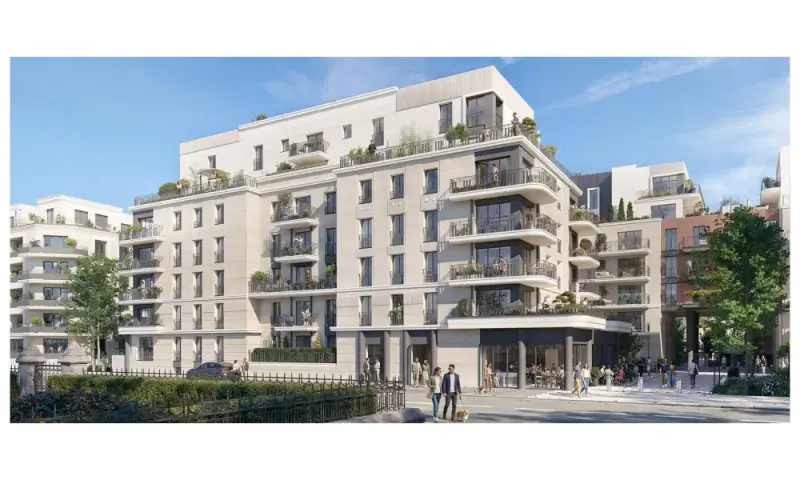 Vue du programme à Villeneuve La Garenne
