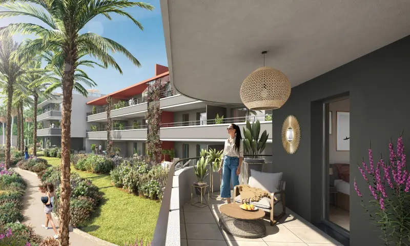 Vue du programme à Villeneuve Loubet
