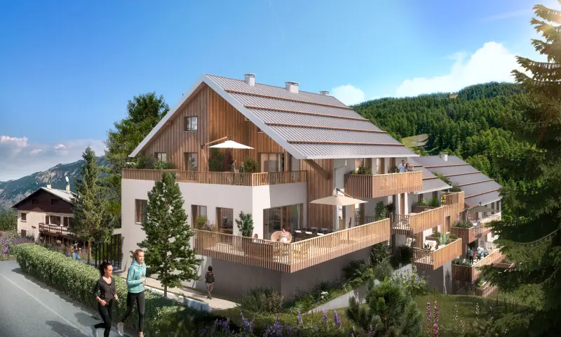Vue du programme à Vars