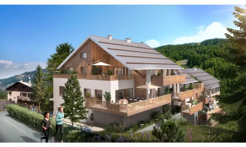 Vue du programme à Vars