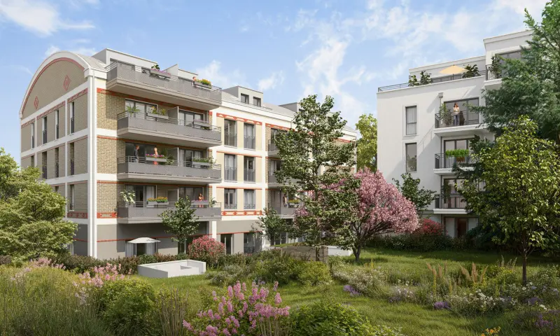 Vue du programme à Mantes La Ville