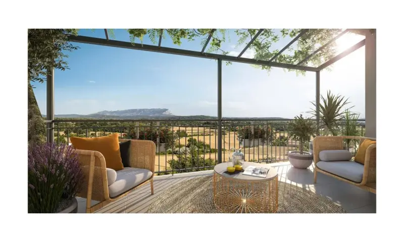 Vue du programme à Aix En Provence