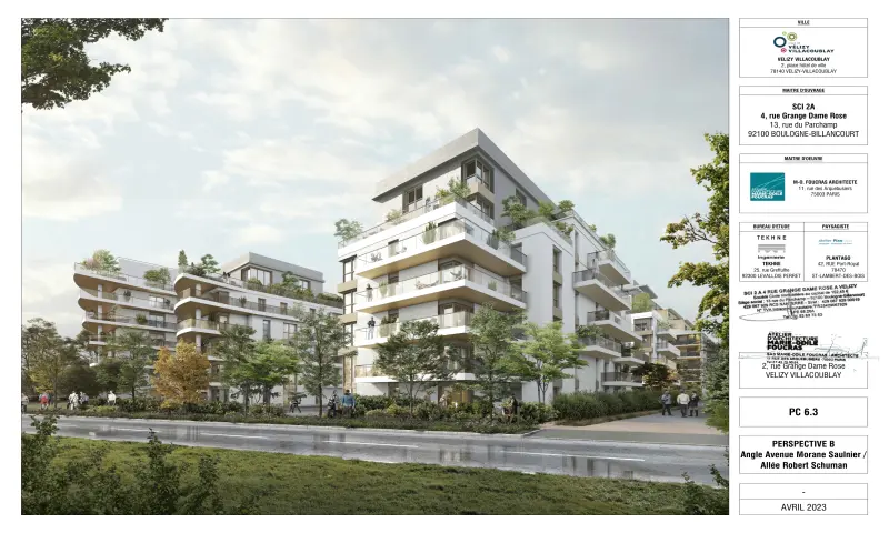 Vue du programme à Velizy Villacoublay