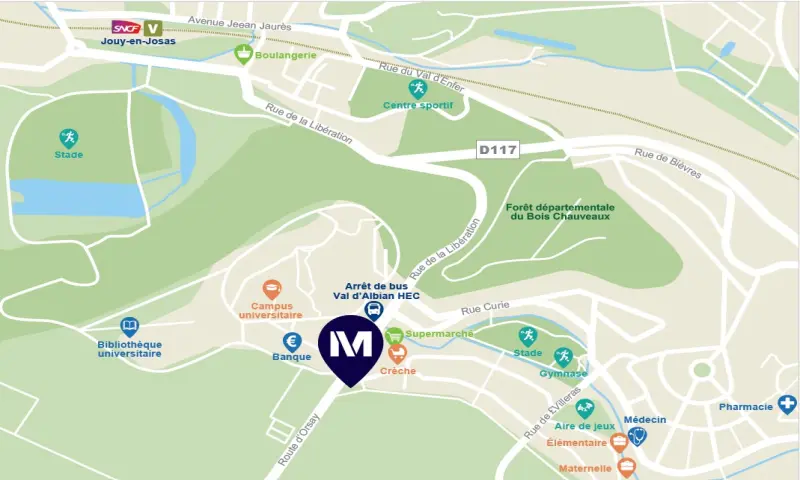 Vue du programme à Saclay