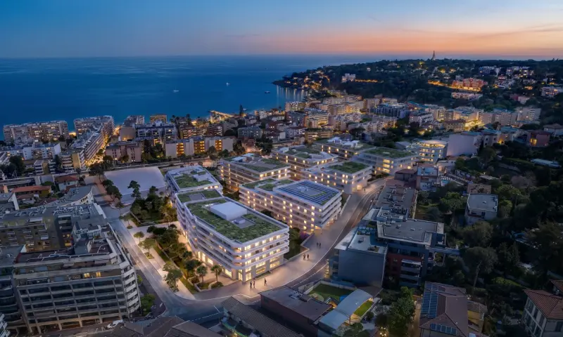 Vue du programme à Roquebrune Cap Martin