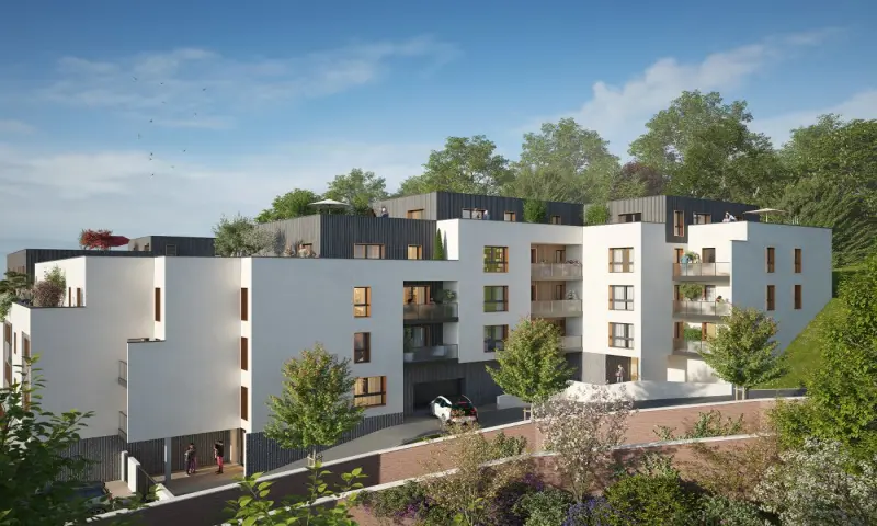 Vue du programme à Déville Lès Rouen