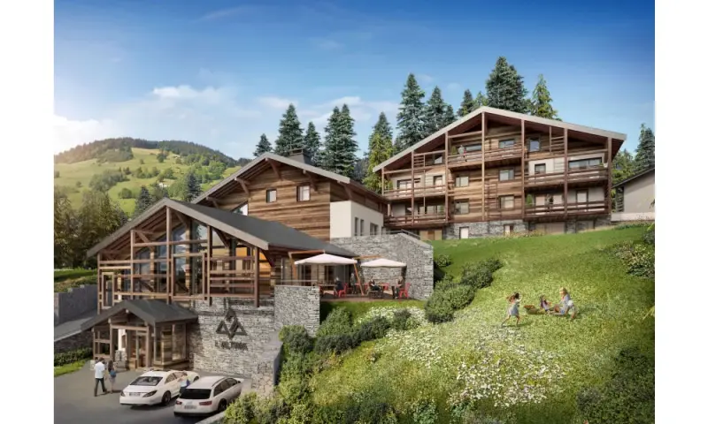 Vue du programme à Megève