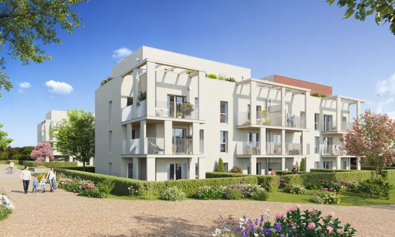 Vue du programme à Grigny
