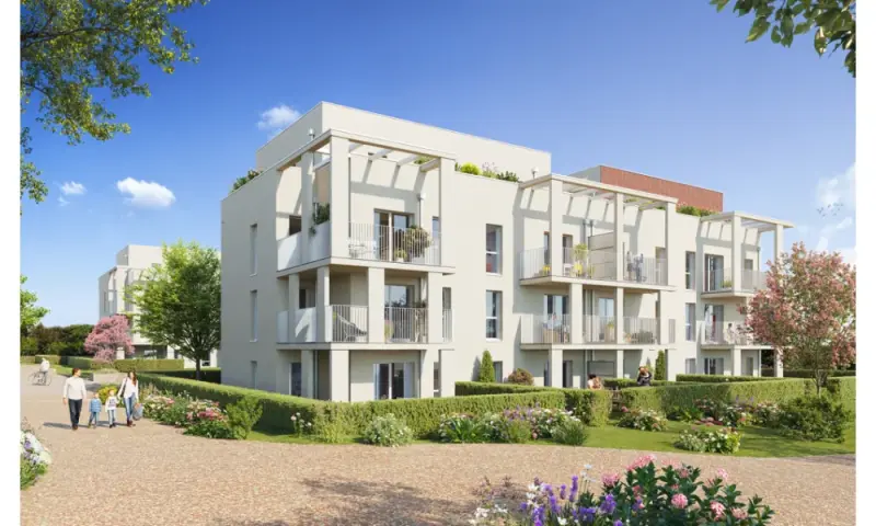 Vue du programme à Grigny