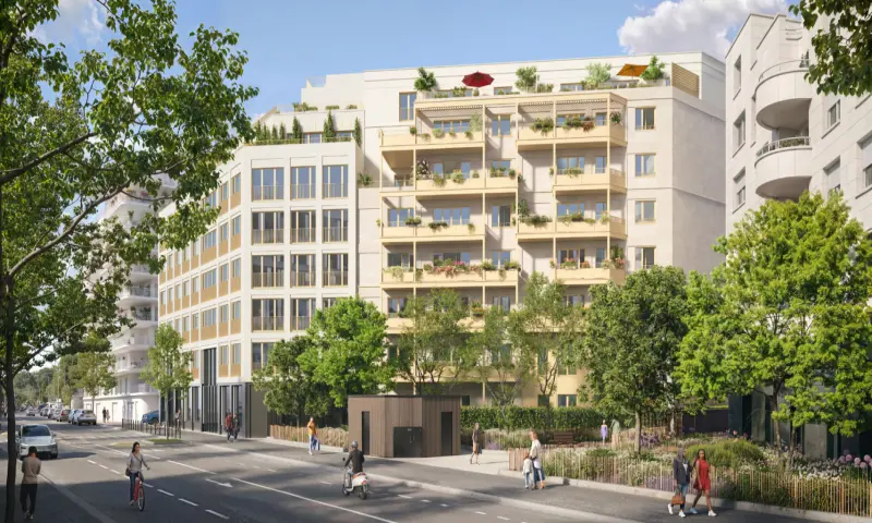 Vue du programme à Clichy