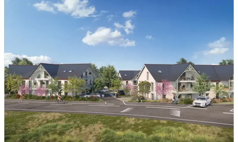 Vue du programme à Pléneuf Val André