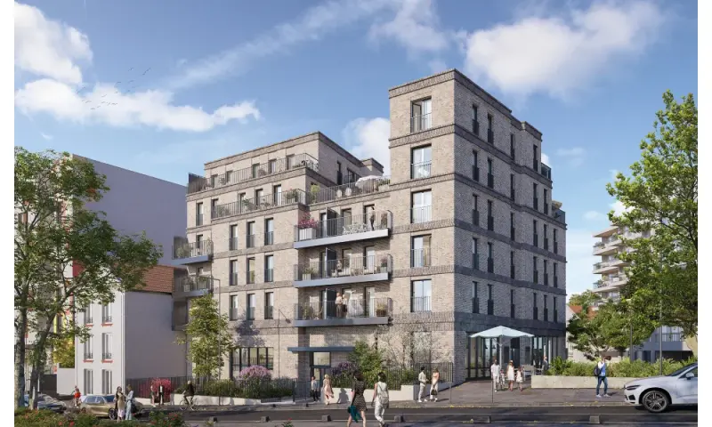 Vue du programme à Montreuil
