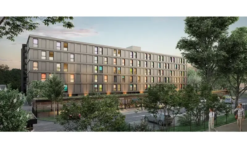 Vue du programme à Villeneuve D'ascq