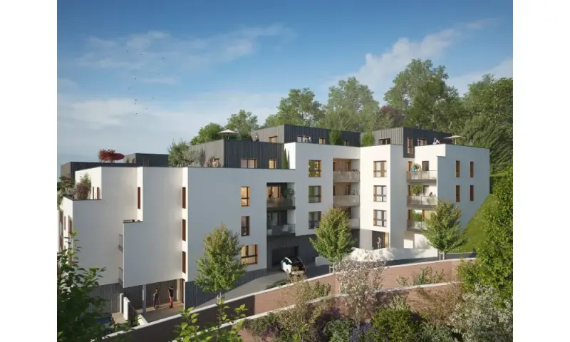 Vue du programme à Déville Lès Rouen