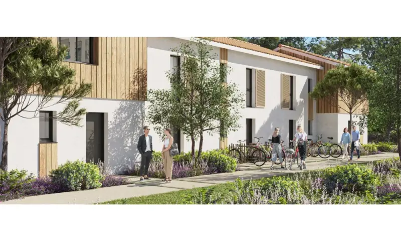 Vue du programme à Biscarrosse