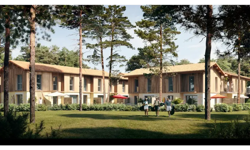 Vue du programme à Lacanau