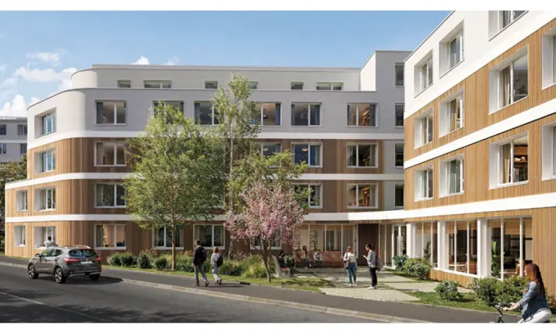 Vue du programme à Villeneuve D'ascq