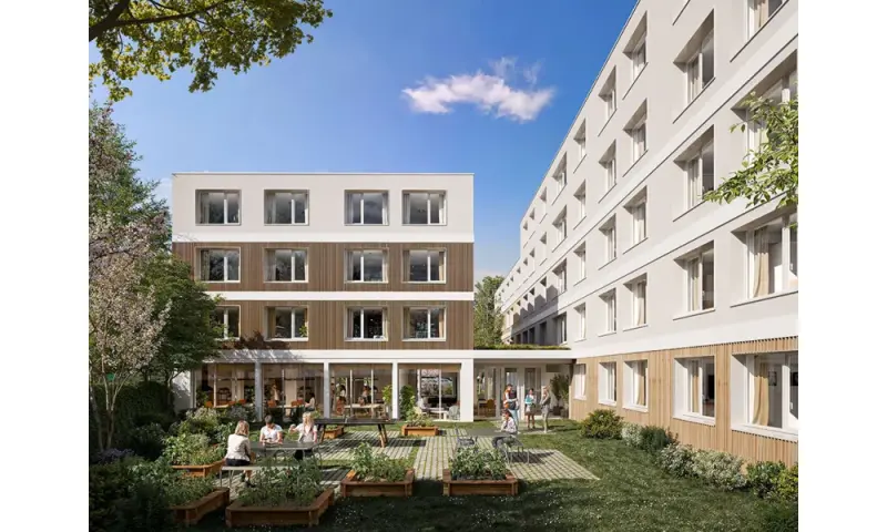 Vue du programme à Villeneuve D'ascq