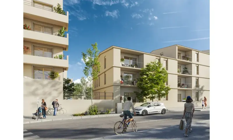 Vue du programme à Mantes La Ville