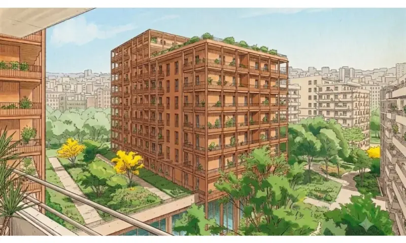 Vue du programme à Bagneux
