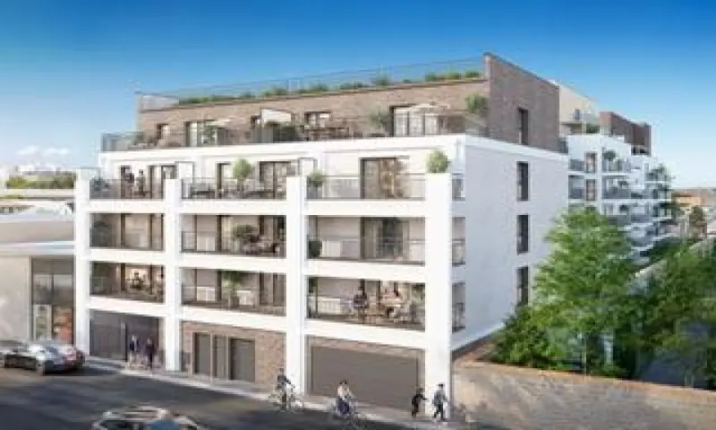 Vue du programme à Ivry Sur Seine