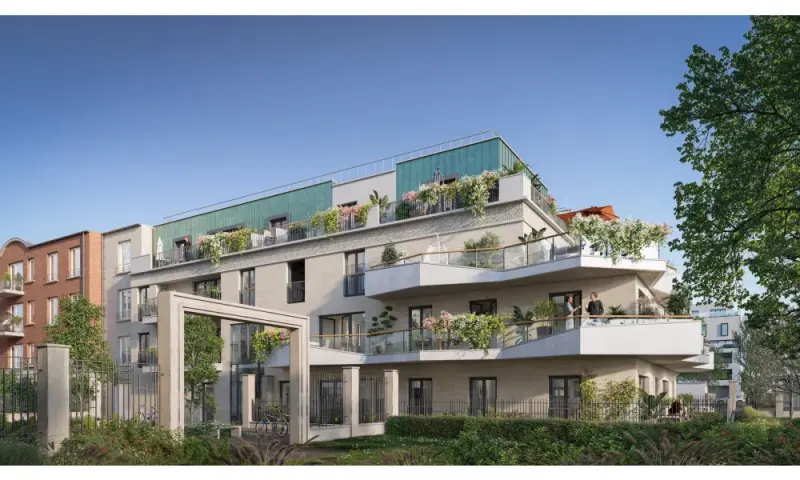 Vue du programme à Asnieres Sur Seine
