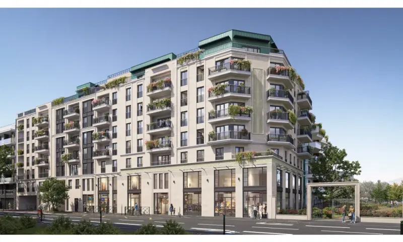 Vue du programme à Asnieres Sur Seine