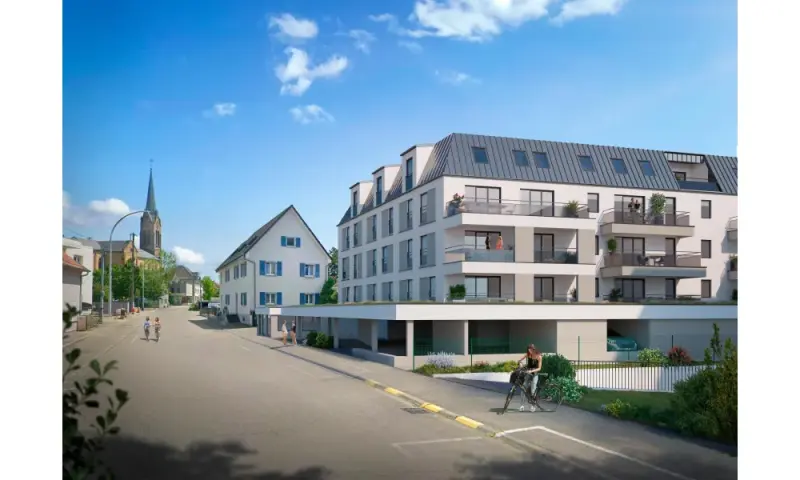 Vue du programme à Village Neuf