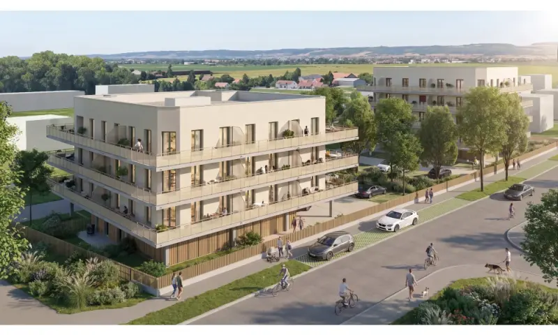 Vue du programme à Sennecey Lès Dijon