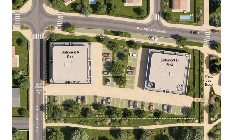 Vue du programme à Sennecey Lès Dijon
