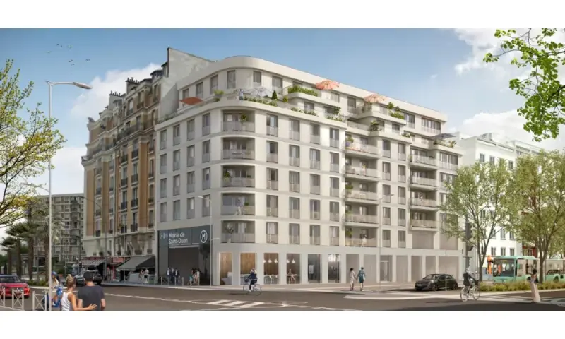 Vue du programme à Saint Ouen Sur Seine