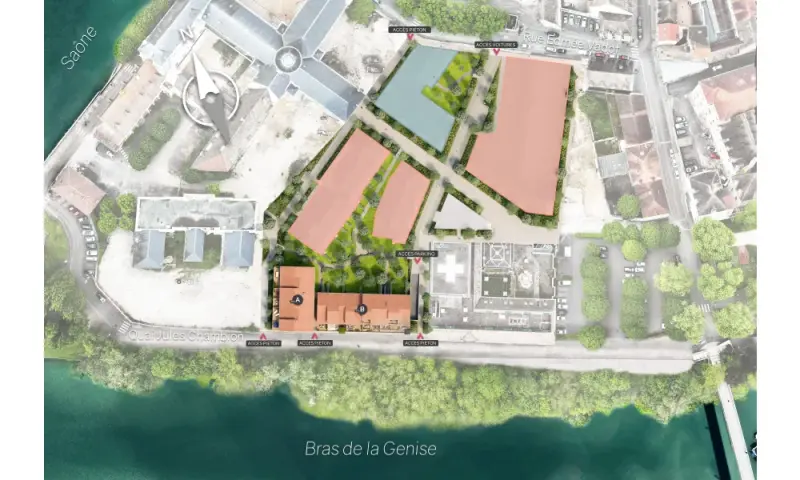 Vue du programme à Chalon Sur Saône