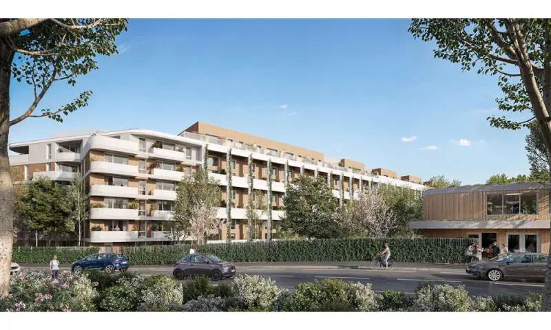 Vue du programme à Villeneuve D'ascq