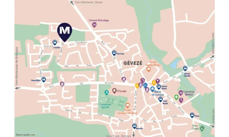 Vue du programme à Geveze