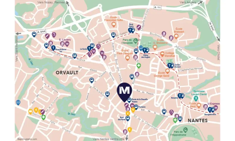 Vue du programme à Orvault