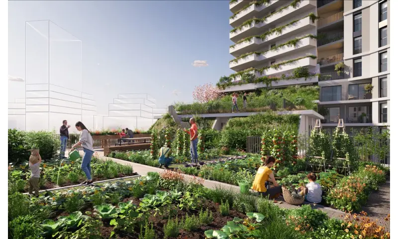 Vue du programme à Bagneux
