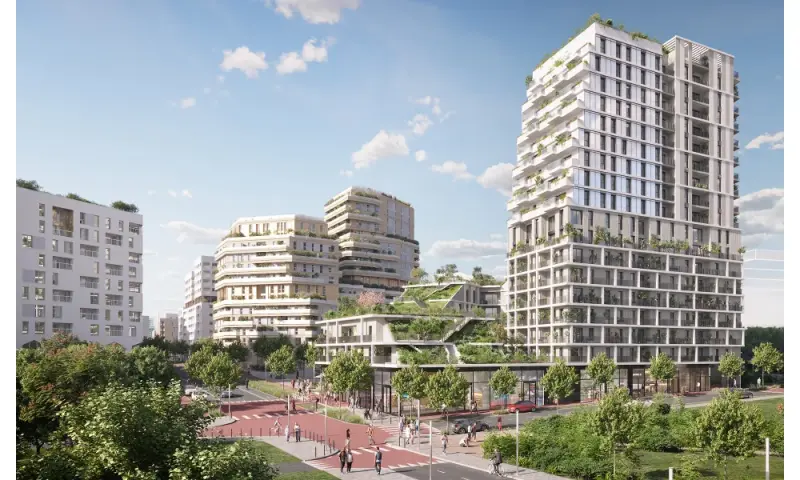 Vue du programme à Bagneux